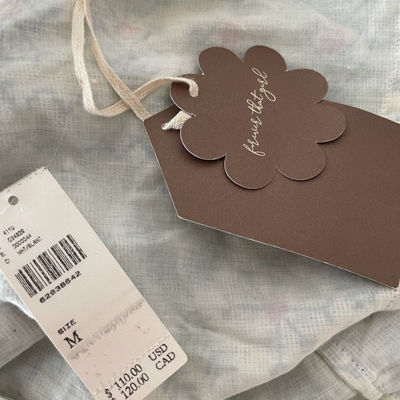 Anthropologie Forever That Girl Lace-up Peplum Tank - Picture 4 of 4